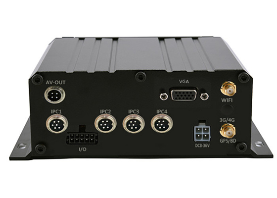 de Mobiele Videorecorder 4ch HDD MNVR 4 Camera DVR van 4G 3G GPS WIFI voor de Vrachtwagentaxi van de Schoolbus