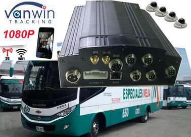 4CH 1080P HD Mobiele DVR GPS 4G WIFI MDVR voor het systeem van kabeltelevisie van de schoolbus met mini 4 cammeras