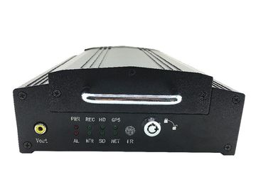 van de de zwarte doosauto van 4CH HDD GPS de Basis digitale videorecorder, Voertuig Mobiele DVR SD-geheugenkaart