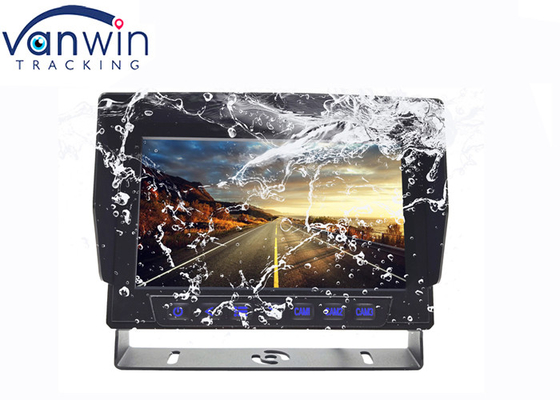 IP69 waterdicht TFT-auto-monitor met 3-kanaal video-invoer 7 inch