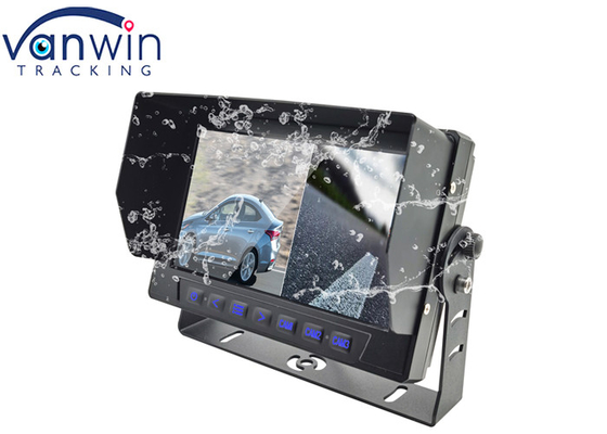 AHD Twee Monitor van de Spleet de Waterdichte 1080P Auto met IP69K7-Duim