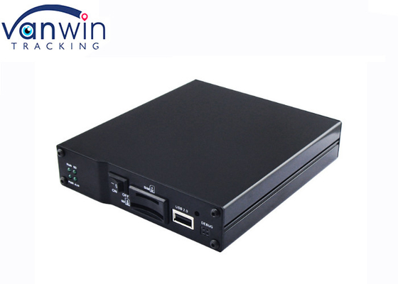 SD-geheugenkaart 4 Kanaal Mobiele DVR van 3G 4G GPS 1080P AHD met VGA