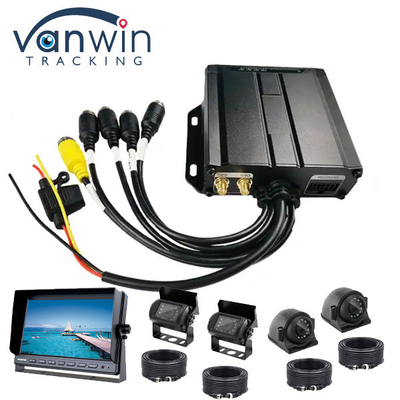 4 kanaals DVR SD Digitale videorecorder GPS-trackingapparaten voor auto's
