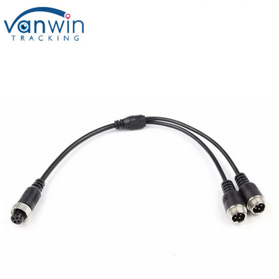 M12 4Pin-kabeladapter voor CCTV-camera-connector Vrouwelijke tot mannelijke / Vrouwelijke Y-splitterkabel