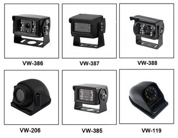 7 de Videorecorder 720P van de duim4ch HD Monitor DVR met 4 camera's voor Landbouwvoertuig