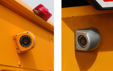 Gele van de het Toezichtcamera CCD 700TVL van Metaal Waterdichte kabeltelevisie het Zijaanzicht voor Bus/Vrachtwagen