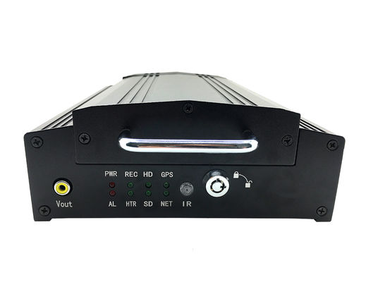 4 de Harde schijf MDVR GPS 4G van kabeltelevisie DVR SSD van het kanaal1080p RS232 Voertuig