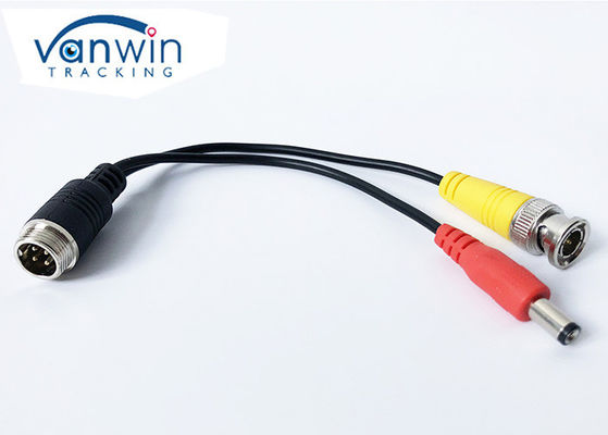 MDVR 4 Mannelijke gelijkstroom Kabel 23cm van Pin Male To BNC Lengte voor Autocamera