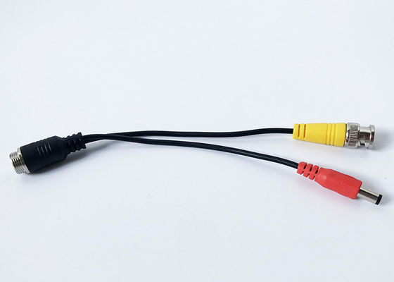 MDVR 4 Mannelijke gelijkstroom Kabel 23cm van Pin Male To BNC Lengte voor Autocamera