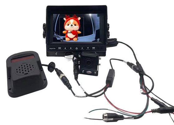 1080P HD BSD Blind Spot Detection Aid AI Camera Geluid en licht Alarm met 7 inch monitor