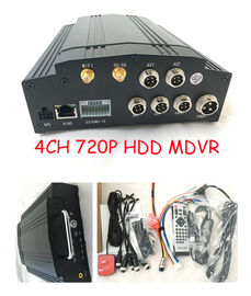 De Hybride MDVR 3G 4G GPS WIFI vrije software CMS van HDD 4ch met LCD het scherm voor schoolbus/taxi/vrachtwagen
