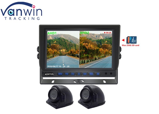 7' 9' 10' 2 Splits AHD Car Display TFT Car Monitor voor 2 kanaal video opname