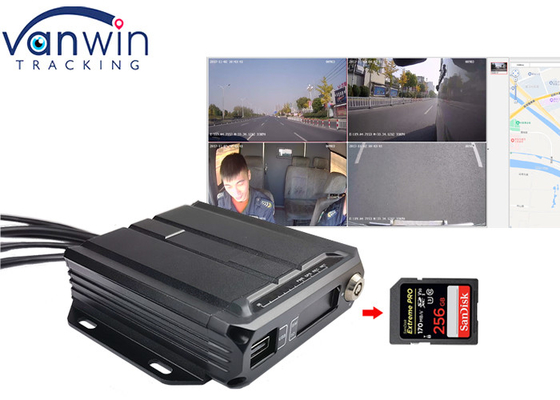 1080P AHD 4ch 3g 4g GPS SD-kaart Mobiele DVR voor taxicab Minibusvloot