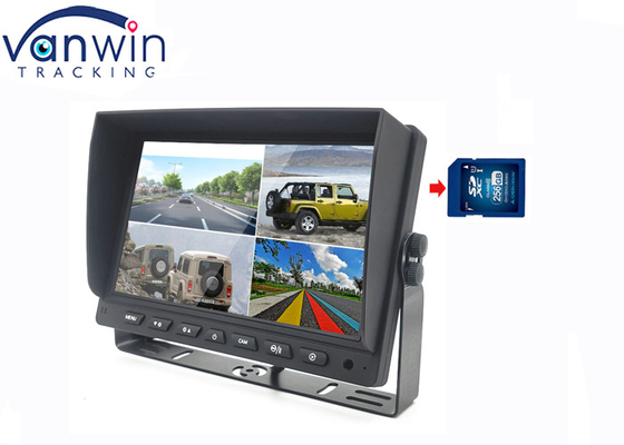7 inch 4ch auto scherm en achteruitkijk camera lcd display recorder voor vrachtwagen rv