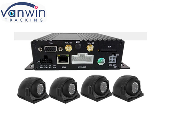 AHD 1080P 4g Dual SD kaart 4ch GPS mobiele cctv dvr