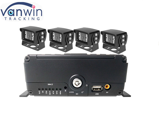 4ch 4G GPS WIFI H.265 HDD mobiele auto recorder dvr voor voertuigen Fleet Management