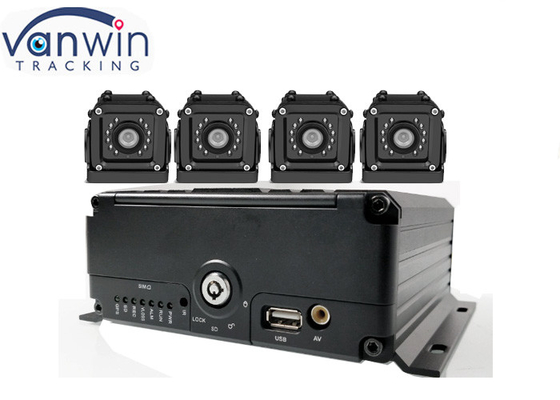 4ch 4G GPS WIFI H.265 HDD mobiele auto recorder dvr voor voertuigen Fleet Management