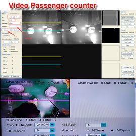 3G video de passagiers tellend systeem van buskaartjes met AHD MDVR, 98%-nauwkeurigheid