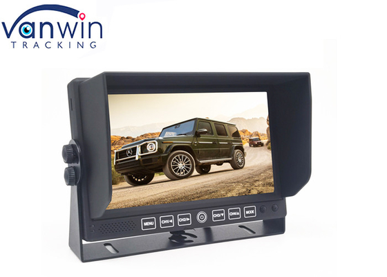 U Monitor van de de Autovrachtwagen van het Steun de Model 2 Kanaal 7inch met Steun van het Zonnescherm de Achterweergeven
