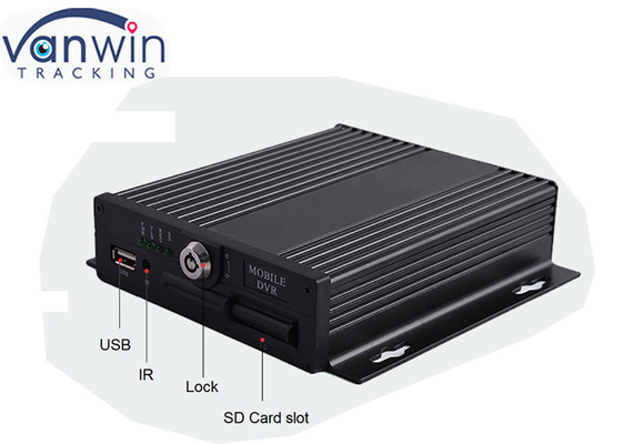 4CH SD-geheugenkaart mobiele dvr voor voertuigen met het alarmpassagier van GPS WIFI het tellen voor de Vlootbeheer van de Taxicabine
