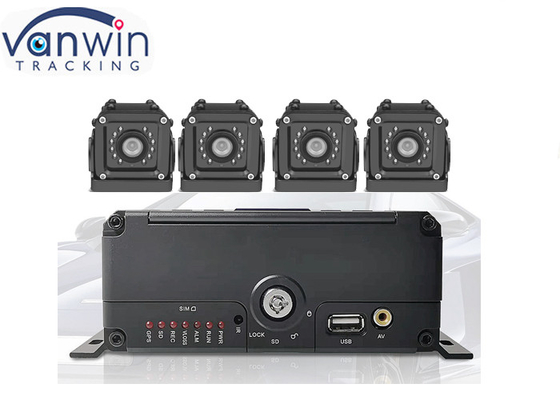 4 kanalen HDD dvr mobiel Live Video Streaming Vehicle Monitoring System