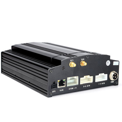 8-kanaals mobiele DVR met 3G 4G GPS en 2TB HDD-ondersteuning voor voertuig-CCTV-bewaking