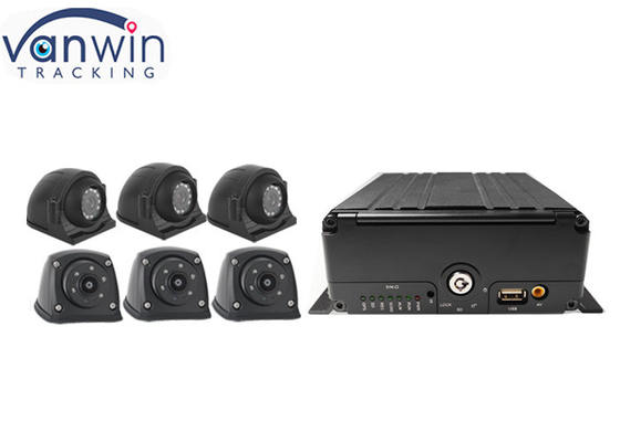6ch 4G AHD HDD 1080P mobiele beveiligingscamera systeem