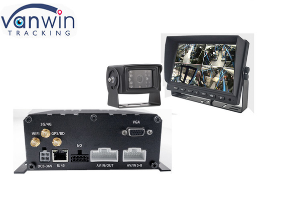 6ch 4G AHD HDD 1080P mobiele beveiligingscamera systeem