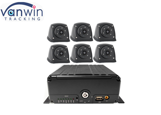 6ch 4G AHD HDD 1080P mobiele beveiligingscamera systeem