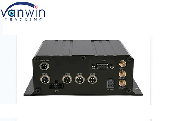 1080P MNVR GPS Tracking 4 Channel netwerk mobiele DVR voor voertuigen Fleet Management