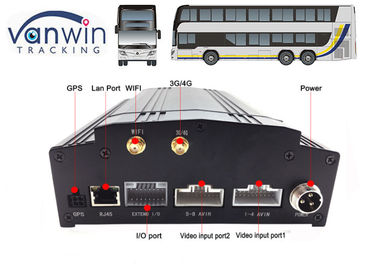 de veiligheids dvr registreertoestel van de 8 kanaalauto Ingebouwde 3G/4G/WIFI/g-Sensor DVR Systeem voor Bus
