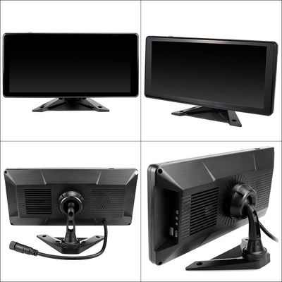 AI Car DVR System BSD Alarm 360° 4CH 10,36 inch Monitor met Recorder voor Truck