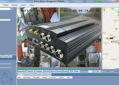 Camera van het antislag de stevige 4CH 8CH AHD voertuig dvr met 4G-Hotspot GPS, 2TB-Opslag, Vrije CMS