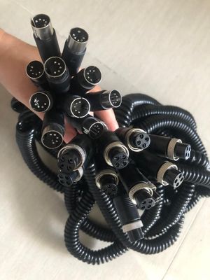 Aanpassen DVR-accessoires M12 4pin Vrouwelijke / Mannelijke tot RCA / BNC DC-aansluiting / adapterkabels