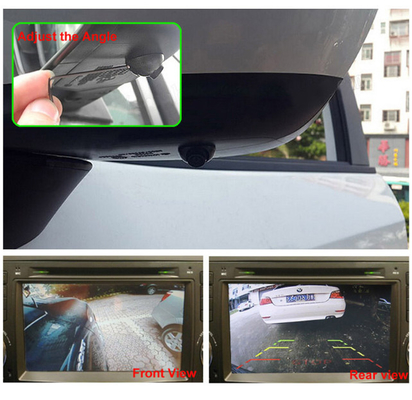 Universele 1080P autocamera 360 graden auto achteruitkijkcamera met optionele parkeerlijn