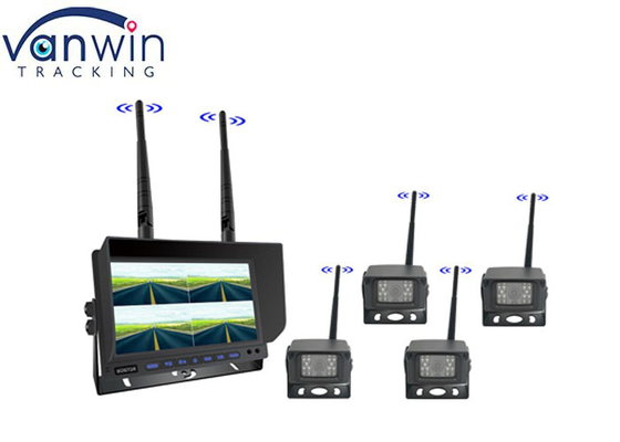 7 inch draadloos digitaal beeldschermvoertuigcamera kit TFT auto monitor voor zwaar voertuig