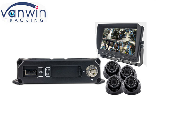 720p AHD 1080P 4G GPS 4CH mobiele DVR-systemen voor Truck bus