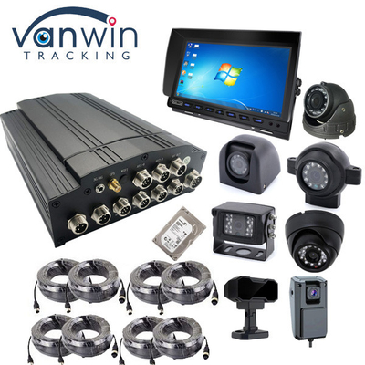 4G 5G 1080P 8 kanalen mobiele DVR-camerasystemen voor schoolbussen met gratis clientsoftware