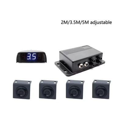 10M Heavy Duty Anti-Collision Parking Sensor Kit, groot LED-display met piepwaarschuwing