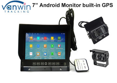 7 van de Auto het Videomonitors van duimandroid van GPS Maximum 32GB de SD-geheugenkaart van het de Navigatiesysteem Registreren
