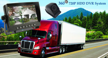 7 de Videorecorder 720P van de duim4ch HD Monitor DVR met 4 camera's voor Landbouwvoertuig