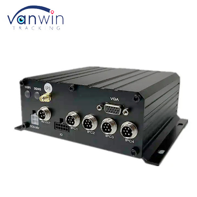 4CH MNVR met HDD SSD Ondersteuning 4G GPS WiFi voor Truck Bus Remote Vehicle Network Monitoring