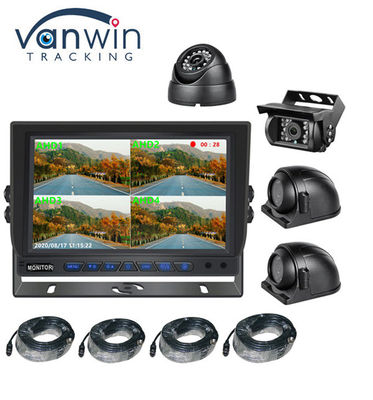 9 inch AHD Car HD Screen Bus Security Ahd 960P Quad View Car Monitor Voor Truck Trailer