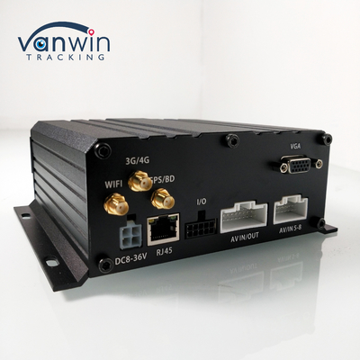 8-kanaals harde schijf SD-kaart mobiele DVR H.264 Car MDVR voor voertuigveiligheid monitoring