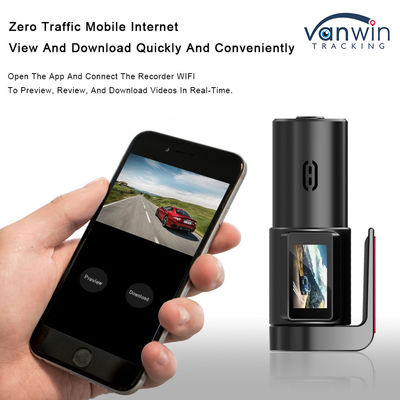 ADAS HD Nachtzicht Parkeerbewaking Mobiele internet WIFI Verborgen 360 ° 1 inch rijrecorder