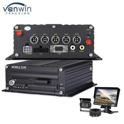 Voertuig 1080P H.265 4CH SD Car Mobile DVR Dash Cam Recorder