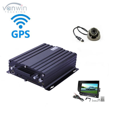 H.265 4CH HD Vehicle Mobile DVR 1080P AI Car Recorder met alarminput Pulssnelheidsinput
