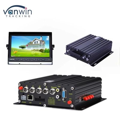 H.265 4CH HD Vehicle Mobile DVR 1080P AI Car Recorder met alarminput Pulssnelheidsinput
