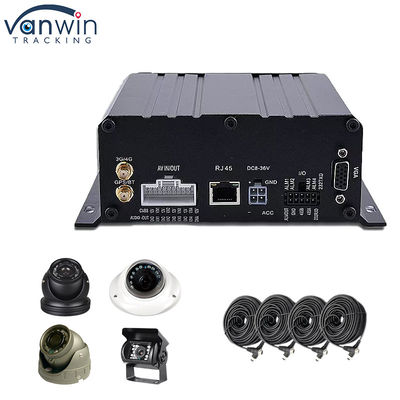 1080P H.264 AHD 256GB 4CH Auto Mobiele DVR GPS SD-kaart Bus Vrachtwagen Autorecorder