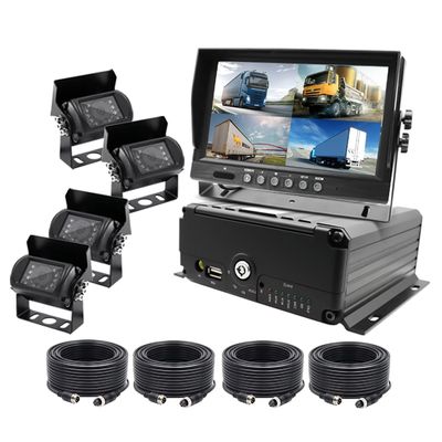Auto Black Box Camera Auto DVR SIM SD Card Truck Auto Recording Instrument MDVR Voor- en achtercamera's gebruikt voor busbox